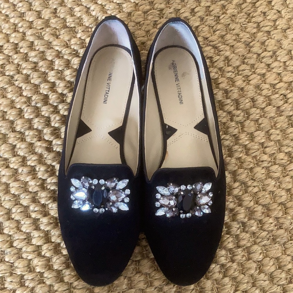 Adrienne Vittadini Black Flats